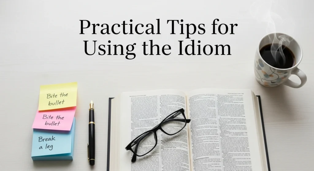 Practical Tips for Using the Idiom
