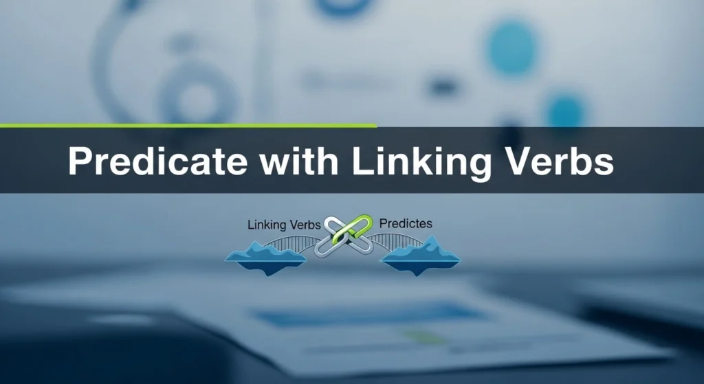 Predicate with Linking Verbs