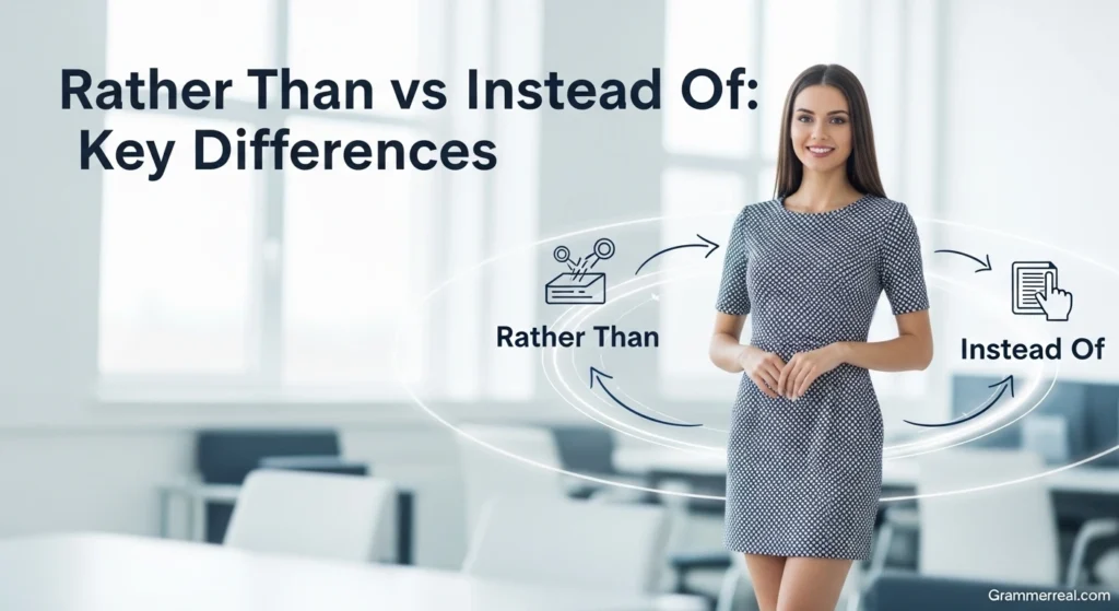 Rather Than vs Instead Of: Key Differences
