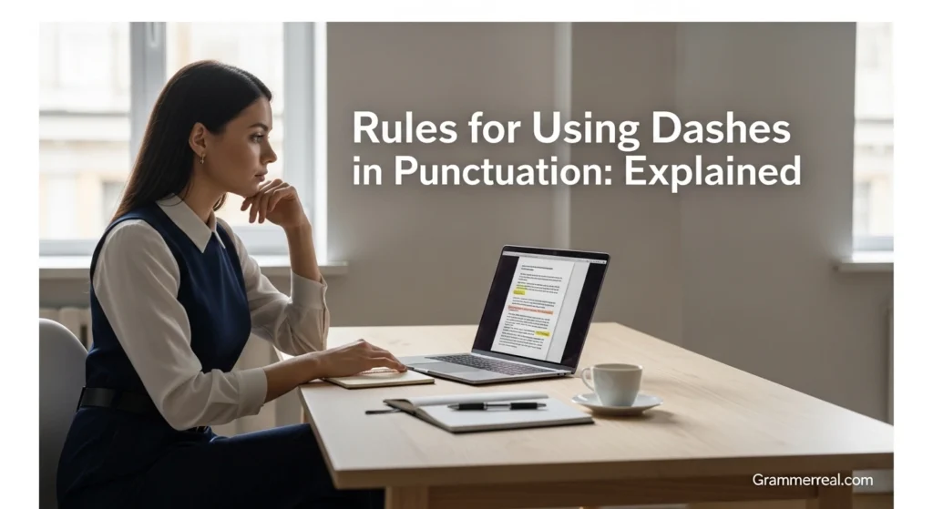 Rules for Using Dashes in Punctuation: Explained