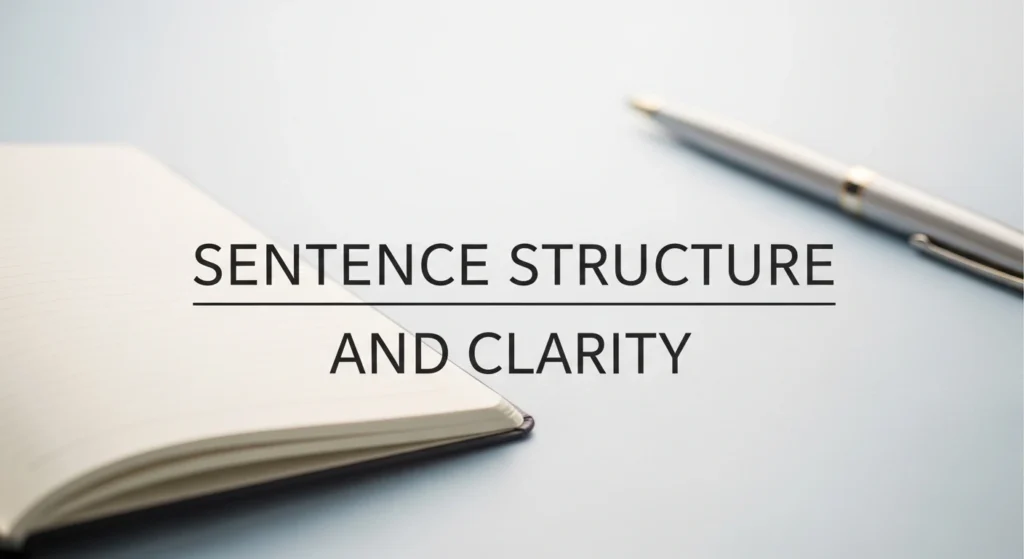 Sentence Structure and Clarity