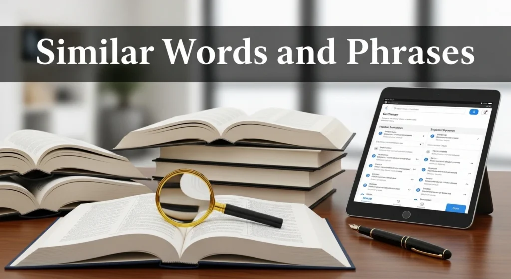 Similar Words and Phrases