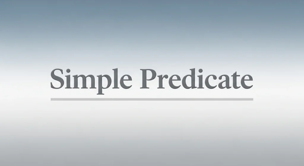 Simple Predicate