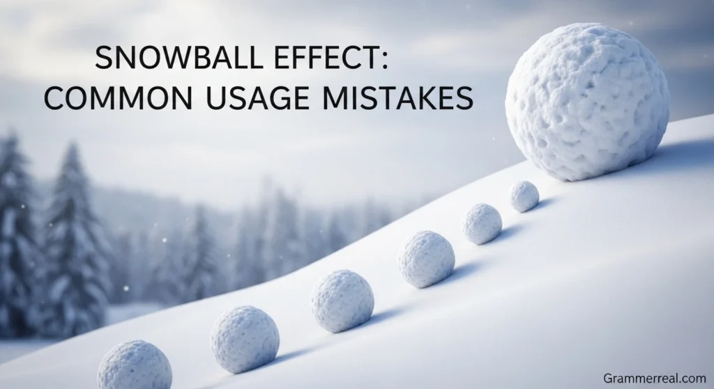 Snowball Effect: Common Usage Mistakes