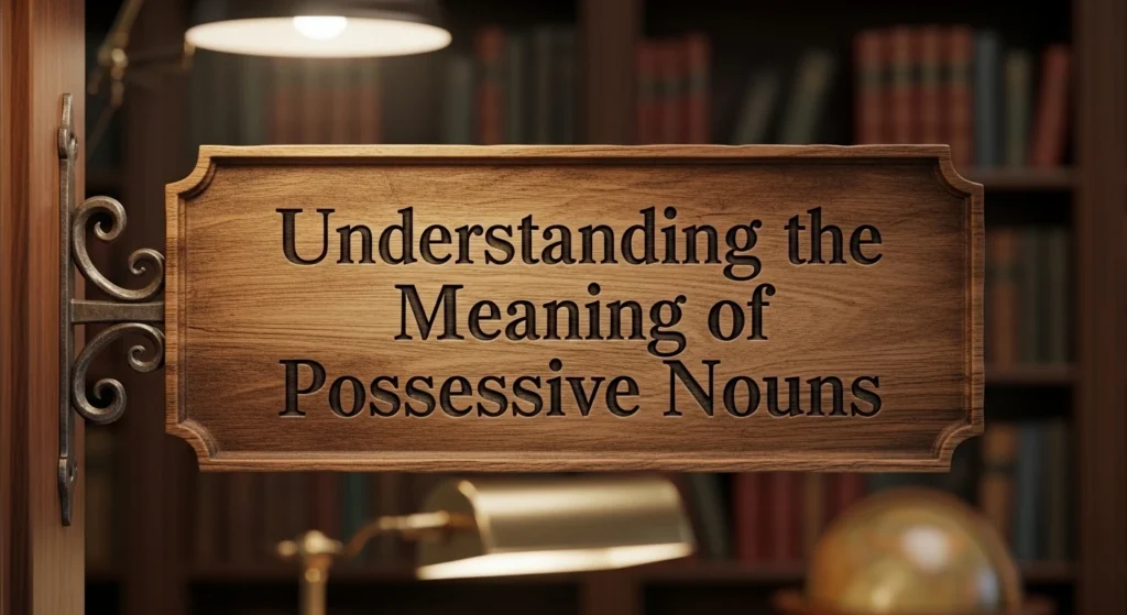 Understanding the Meaning of Possessive Nouns