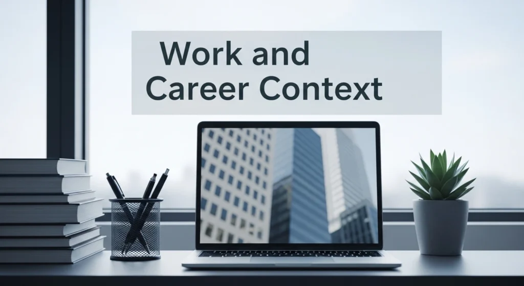 Work and Career Context