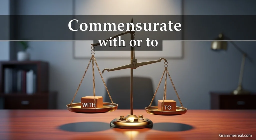 Commensurate With or To