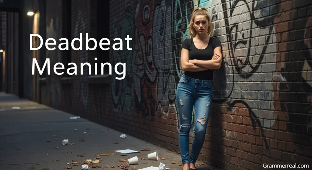 Deadbeat meaning