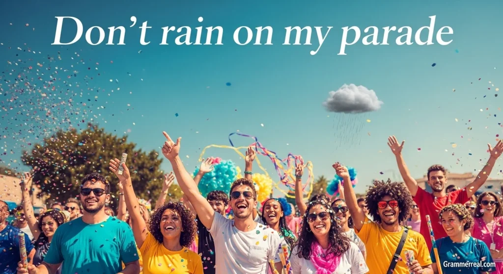 Don't rain on my parade
