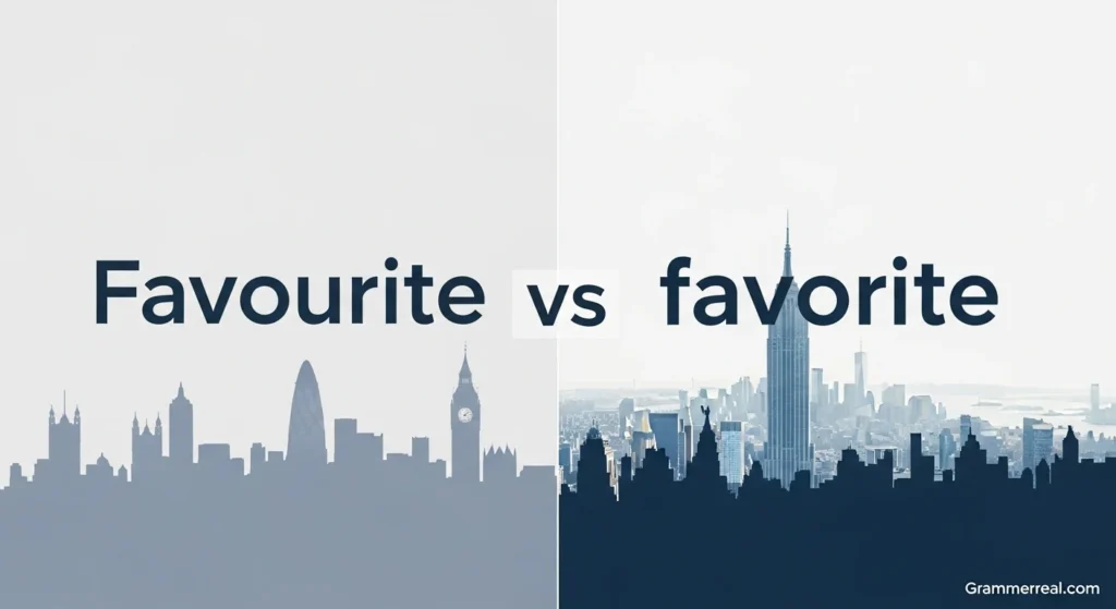 Favourite vs favorite
