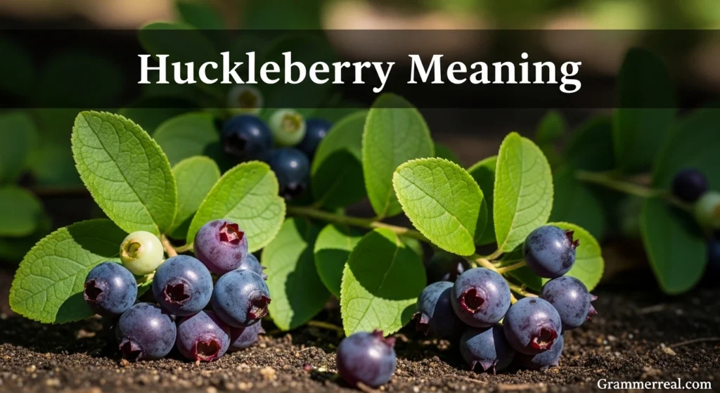 Huckleberry meaning