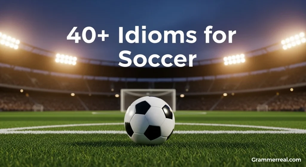 Idioms for Soccer