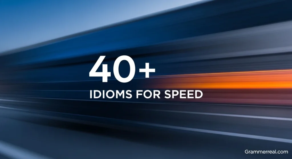 Idioms for Speed