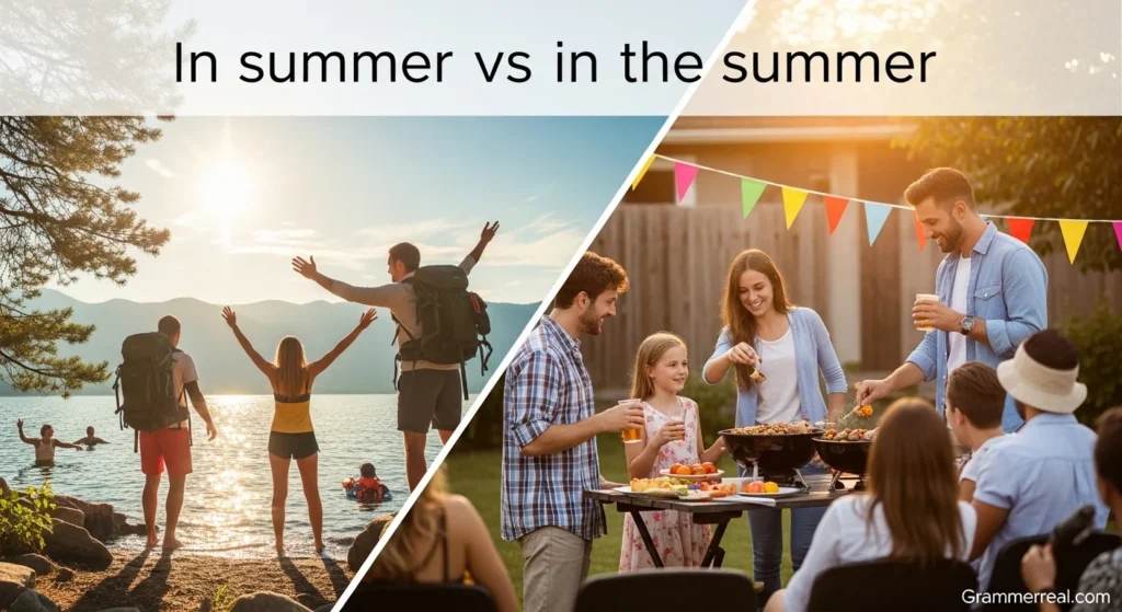 In Summer vs In the Summer