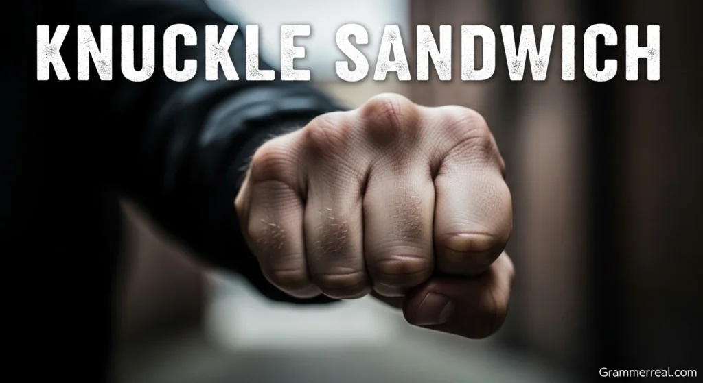 Knuckle sandwich