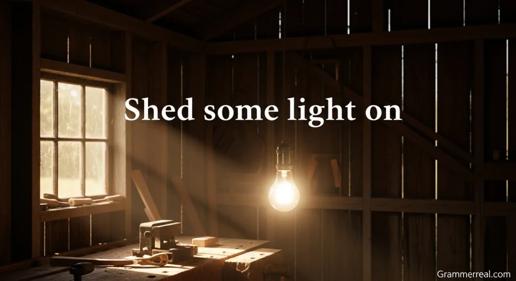Shed some light on
