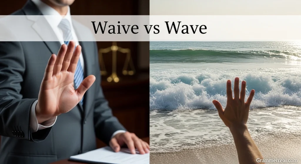 Waive vs Wave